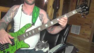 King Diamond &quot; The Girl in the Bloody Dress&quot; bass cover... Jeff Curtiss