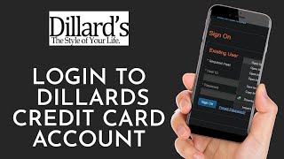How To Login Dillards Credit Card Account (2023) | Dillards Credit Card Sign In