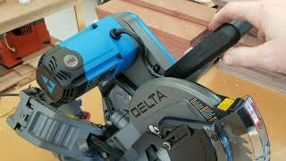 Unboxing the Delta miter saw