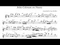 John Coltrane transcription on Nancy(With the Laughing Face)