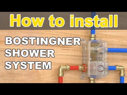 How to Install Bostingner Shower System - Three Function Shower Sets