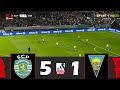 Sporting CP vs. Estoril Praia [5-1] | Liga Portugal Betclic 2023/24 | Match Highlights!