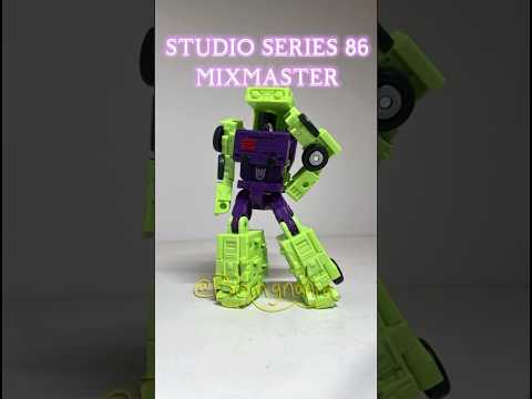 STUDIO SERIES 86 MIXMASTER! #transformers #studioseries86 #mixmaster #stopmotion #constructicons