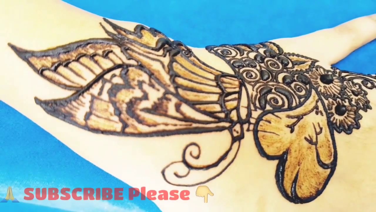 Butterfly Mehndi Design