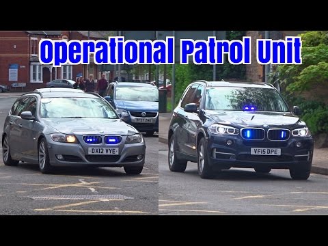 Unmarked police cars responding x2 - Armed Police BMW X5 & 330d Traffic