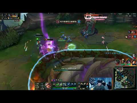 Beifeng Qiyana vs Akali CN server D1