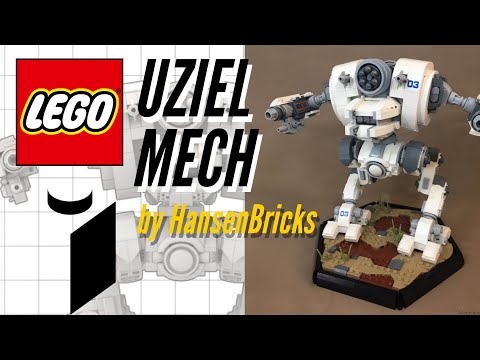 LEGO UZIEL MECH FREE INSTRUCTIONS by HansenBricks.com