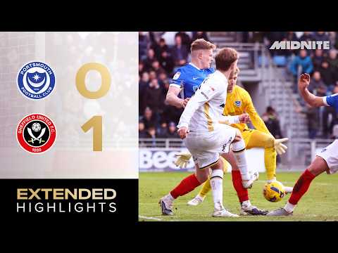 Portsmouth 0-1 Sheffield United | Extended EFL Chamiponship highlights