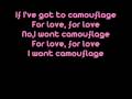 CAMOUFLAGE LYRICS