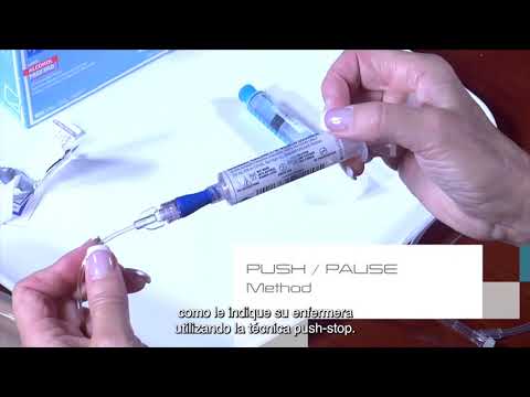 TPN-Infusion zu Hause stoppen (mit spanischen Untertiteln)