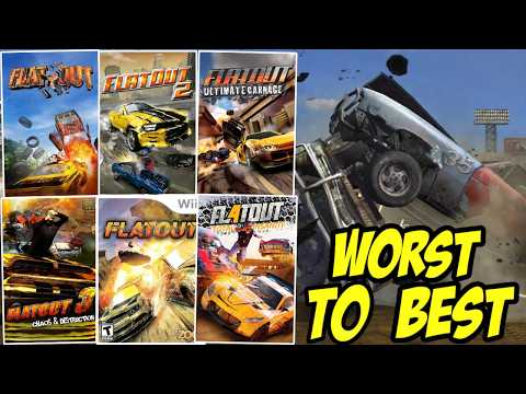 Ranking EVERY Flatout Game WORST TO BEST (Top 6 Games)