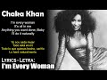 Chaka Khan - I'm Every Woman (Lyrics Spanish-English) (Español-Inglés)