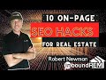 10 On-Page SEO Hacks for Real Estate with IREM Robert Newman