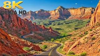 Zion's Hidden Gem - A Scenic Drive Through the Backcountry 8K Utah National Park