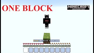 【マインクラフト ワンブロック】実況PART1 The Plains!【Minecraft One Block】