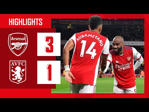 HIGHLIGHTS | Arsenal vs Aston Villa (3-1) | Partey, Aubameyang, Smith Rowe