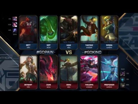 CBLoL 2016 - S3 D1 - PaiN x Kino (Jogo 1 Resumido)