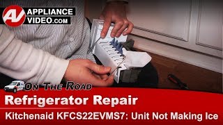 Kitchenaid Refrigerator Repair - Not Making Ice - Ice Maker