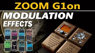 Video thumbnail for ZOOM G1on MODULATION Effects G1xon - Chorus, Phaser, Flanger, Pitch Shifter... by Direct Recording Guitar