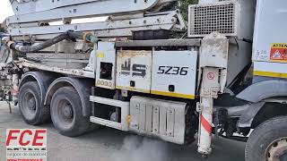 Čerpadlo na bet&oacute;n Sermac 5Z36  na podvozku Mercedes-Benz AROCS 2643 po nehode | Obraz 4 - Machineryline