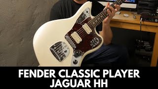 Video thumbnail for Fender Classic Player Jaguar HH Demo Review Olympic White by The Guitar Manifesto