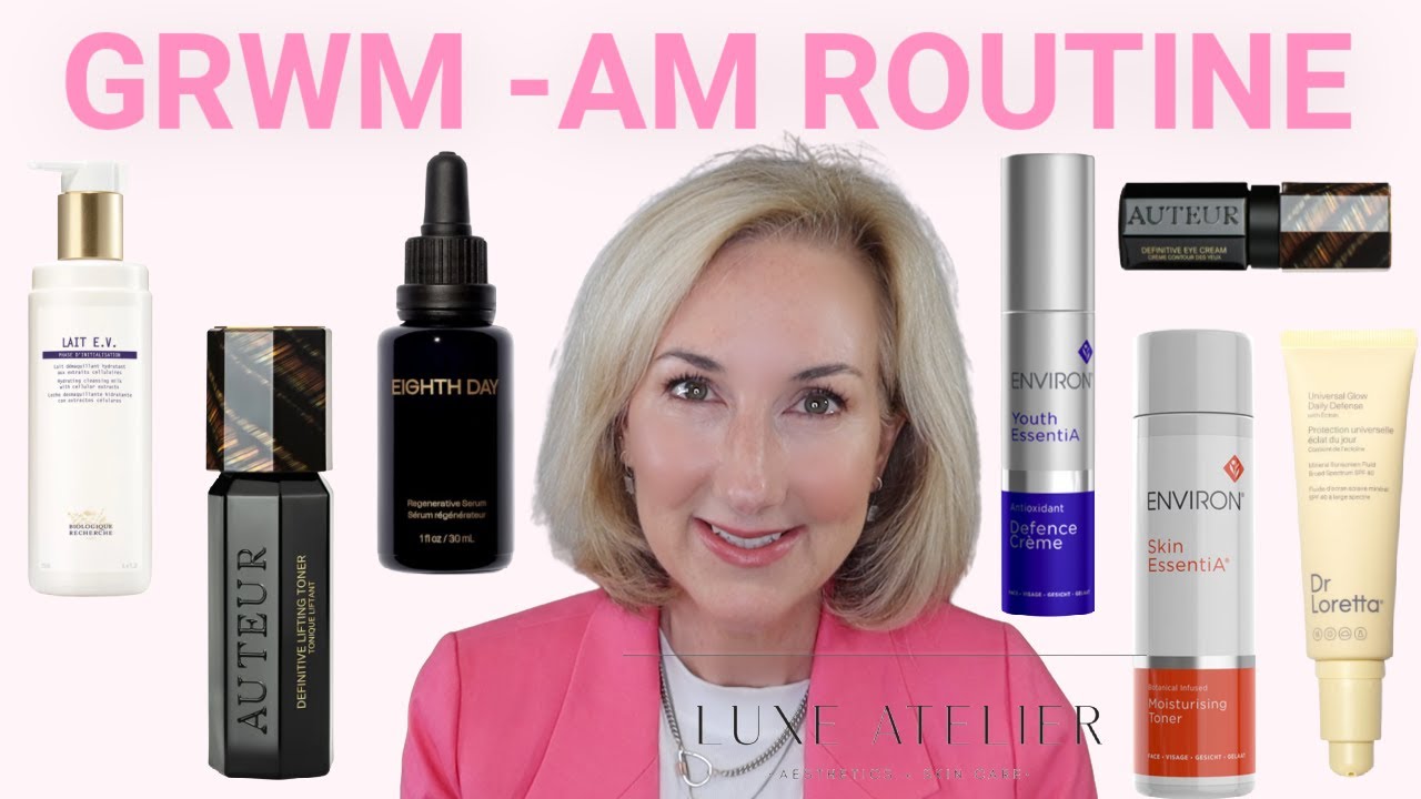 UPDATED AM ROUTINE | SKINCARE | HAIRCARE | USING SAN DIEGO/LA HAUL EIGHTH DAY | AUTEUR | ENVIRON  +