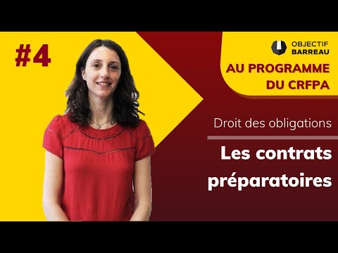 Droit des obligations - #4 Les contrats préparatoires