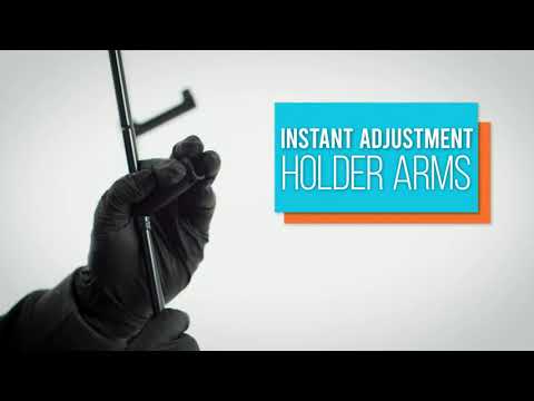 U.S. Art Supply 63"" High Steel Easy Folding Display Easel (Pack of 6 Easels) - Instantly Col