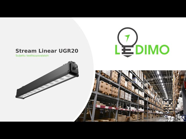 ledimo Kapslad industriarmatur ip66 200w 1241mm 850 75d da