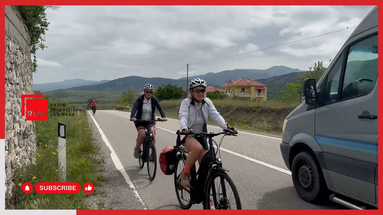 Udhëtim me biçikleta në Kolonjë, grupi nga Belgjika përjeton një eksperiencë të veçantë turistike