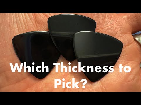Mandolin Pick Thickness Demo: Tone Slabs FS Darth Tone  (1.2mm, 1.3mm, 1.4mm)
