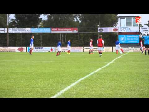 voetbalwedstrijd Rood-Wit D3  - De Fendert D2