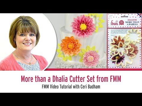MORE THAN A DAHLIA 3 pc icing flower cutter set MORE THAN A DAHLIA 3 pc icing flower cutter set