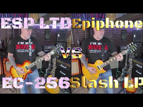 ESP LTD EC 256 vs Epiphone Slash Les Paul!! #espguitars #esp #slash #epiphone #slashepiphone