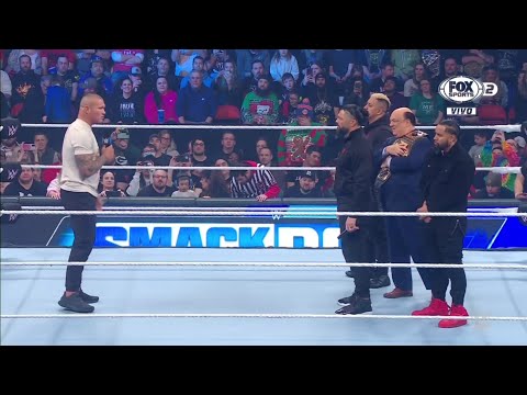 Randy Orton confronta a Roman Reigns y The Bloodline - WWE Smackdown 15/12/2023 (En Español)