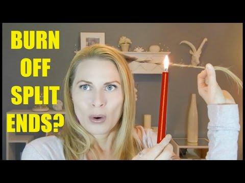 Burn Off Split Ends BECAUSE INSTAGRAM | skip2mylou Video