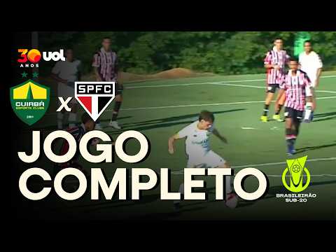CUIABÁ X SÃO PAULO | BRASILEIRÃO SUB-20 | 9ª RODADA | NARRAÇÃO SEM IMAGENS