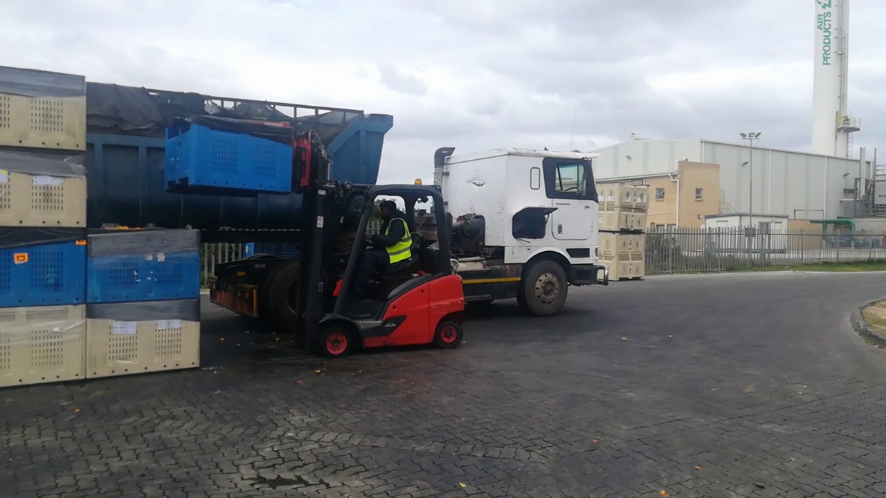Xolisa Matyhumza Driving Forklift at Dynamic Commodities (Pty) Ltd atCoega