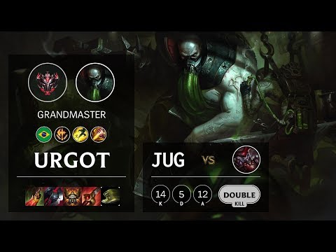 Urgot Jungle vs Shaco - BR Grandmaster Patch 10.5