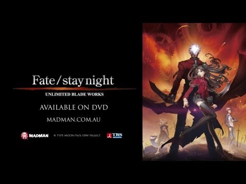 Thumbnail of the video: FATE/STAY NIGHT: UNLIMITED BLADE WORKS Official Trailer - Available March 2013