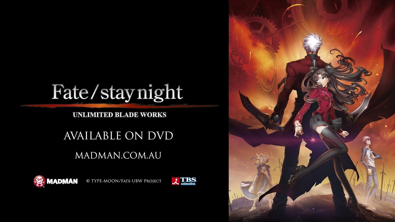 FATE/STAY NIGHT: UNLIMITED BLADE WORKS Official Trailer - Available March 2013