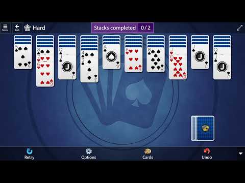 Microsoft Solitaire Collection: Spider - Hard - March 13, 2021