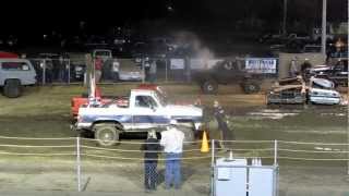 preview picture of video 'Mud Drag Racing at Lynden Fair Grounds September 29, 2012 Pick up trucks Monster Show'