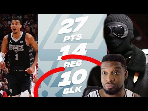OMFG WEMBY BEST GAME OF HIS LIFE!! Victor Wembanyama Drops Rare Triple-Double - 10 BLOCKS 😮