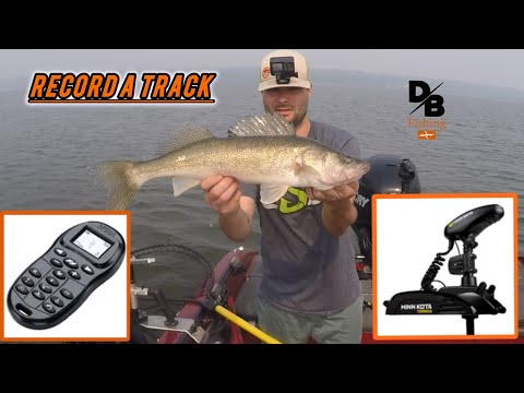 HOW TO RECORD A TRACK ON A MINN KOTA TO CATCH FISH!