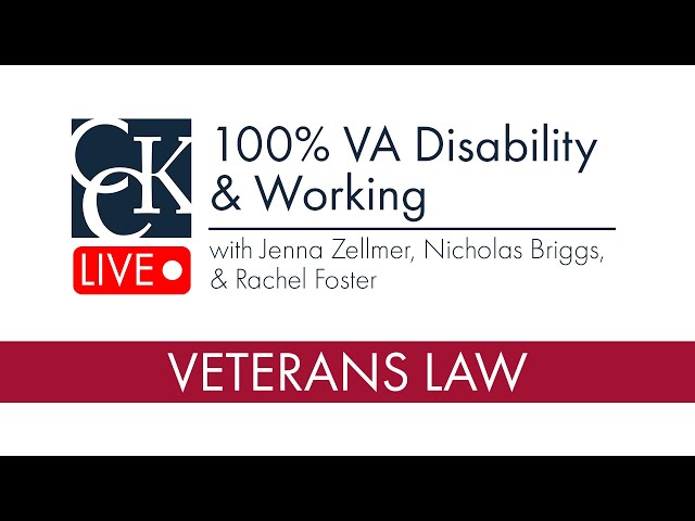 100% VA Disability and Working