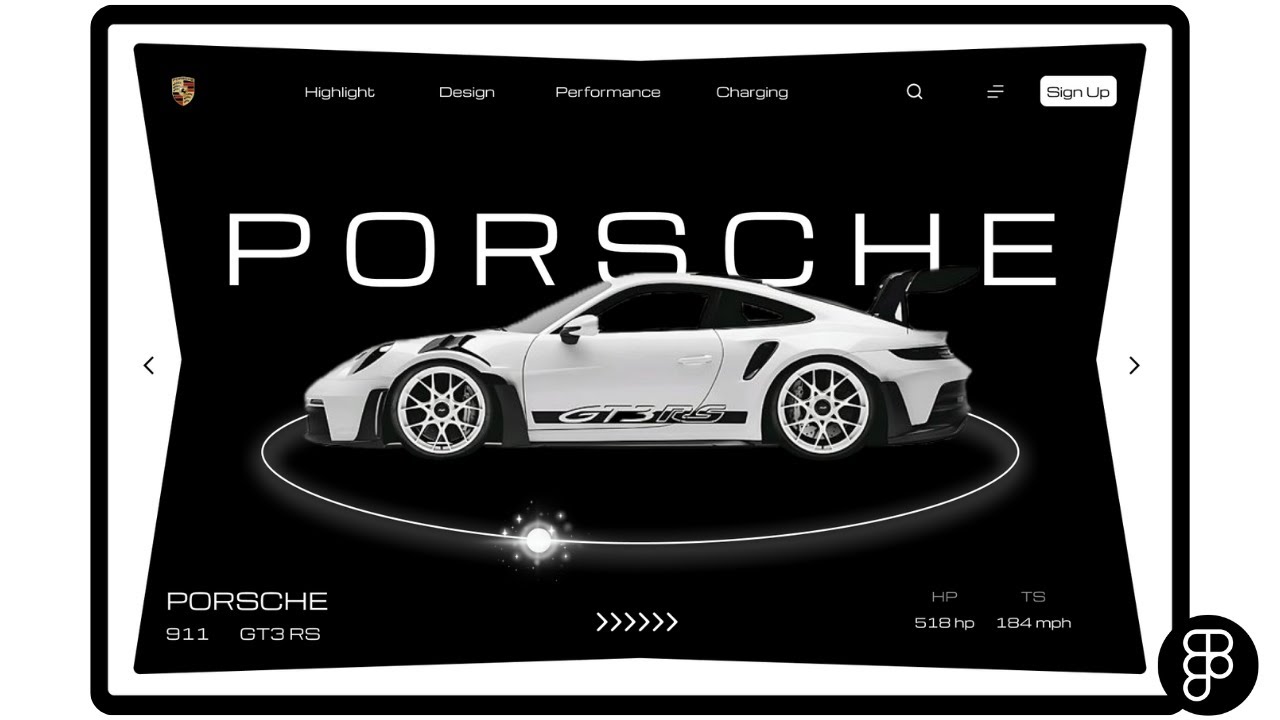How I Designed a Porsche Website From Scratch!