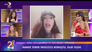 Hande Yener İngilizce Konuştu Olay Oldu! | 2. Sayfa