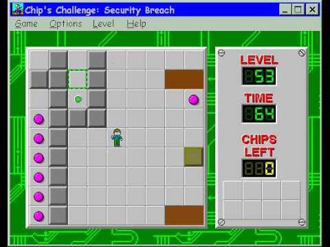 CCLP2 level 53 solution - 58 seconds