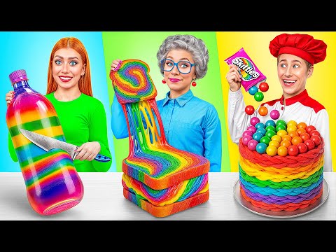 Me vs Grandma Cooking Challenge | Fantastic Kitchen Recipes by Super Hyper DO